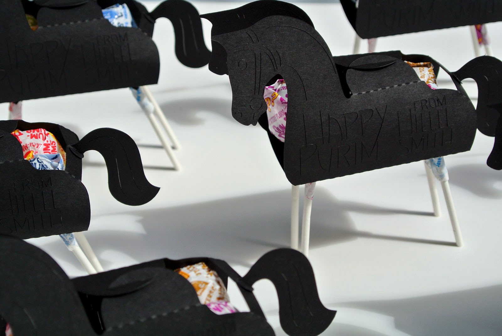 purim horse boxes
